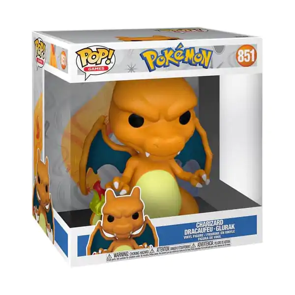 Pokemon Super Velká Jumbo Funko POP! Vinylová figurka Charizard (EMEA) 25 cm fotografii produktu