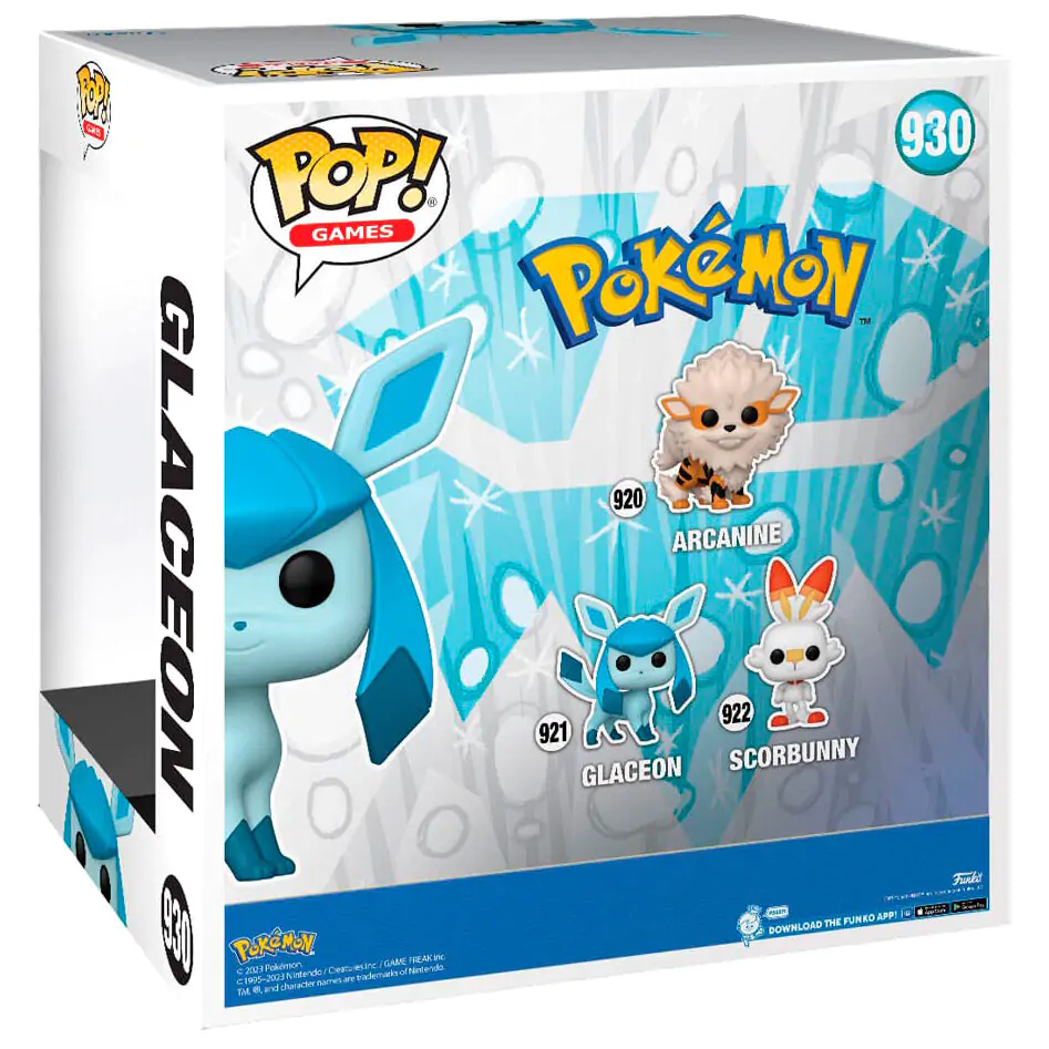 Pokemon Super Sized Jumbo POP! Vinylová figurka Glaceon (EMEA) 25 cm fotografii produktu