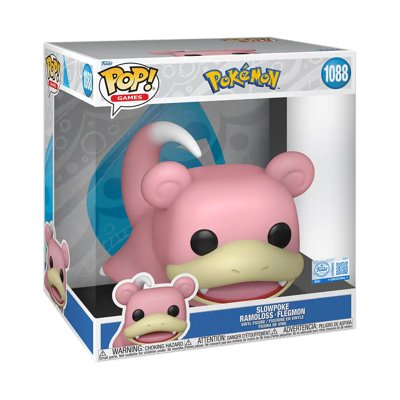 Pokemon Super Sized Jumbo Funko POP! Vinylová figurka Slowpoke 25 cm fotografii produktu