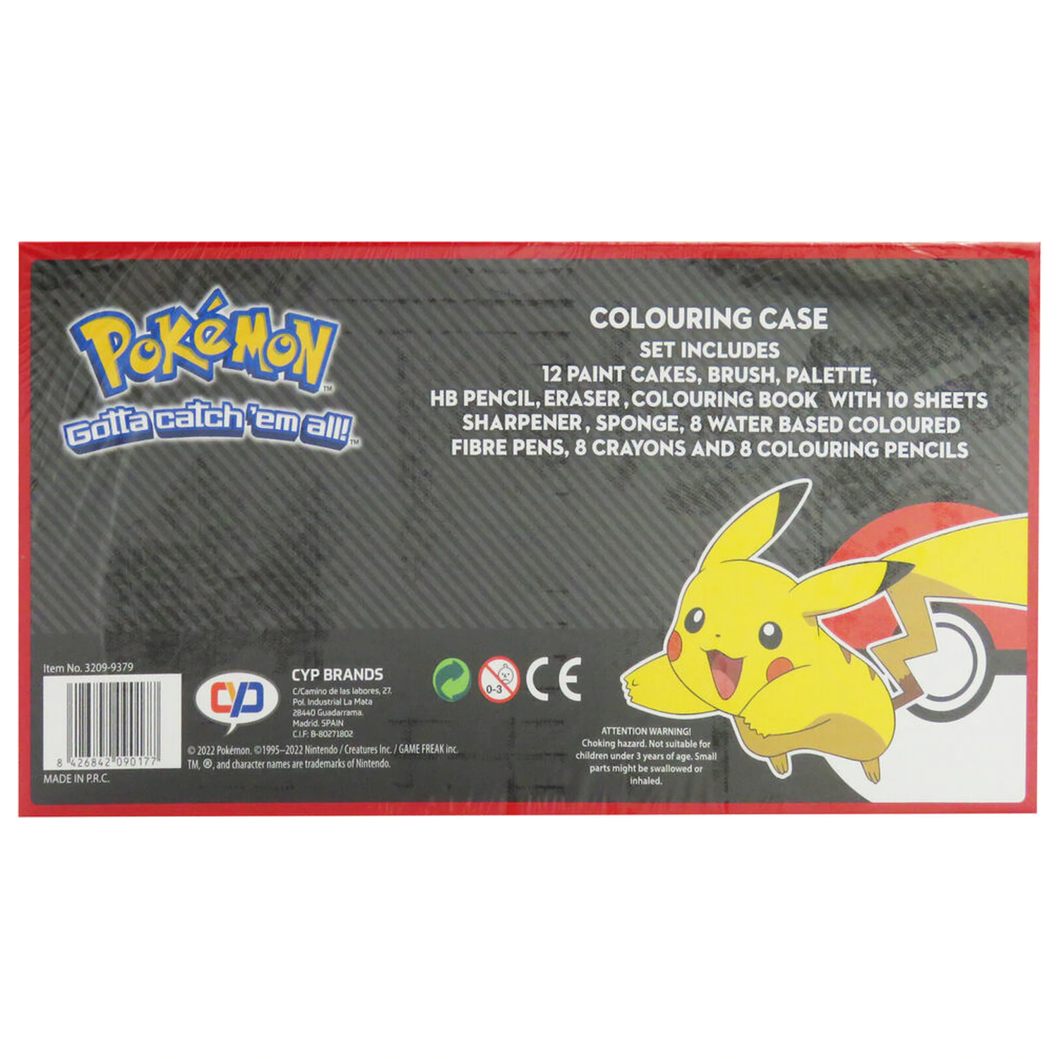 Pokemon umělecká aktovka 52 kusů fotografii produktu