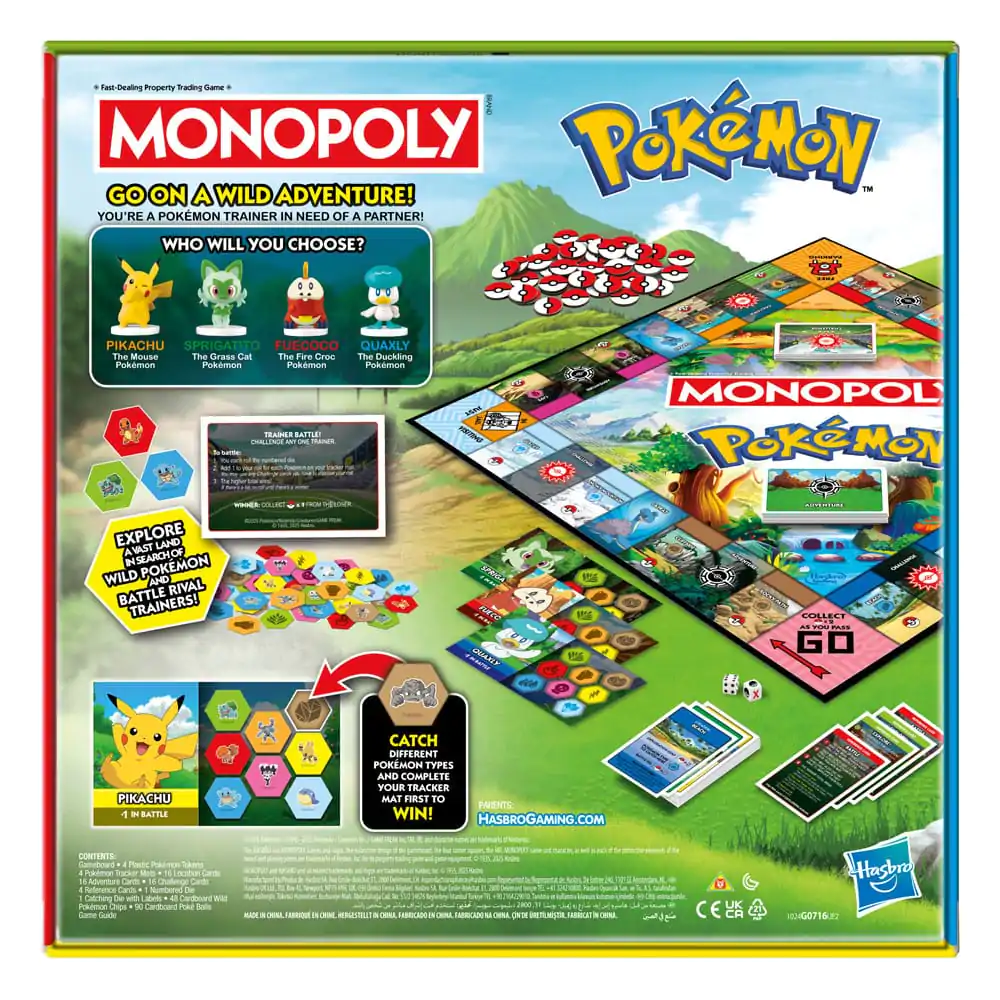 Pokémon Desková Hra Monopoly *English Version* fotografii produktu