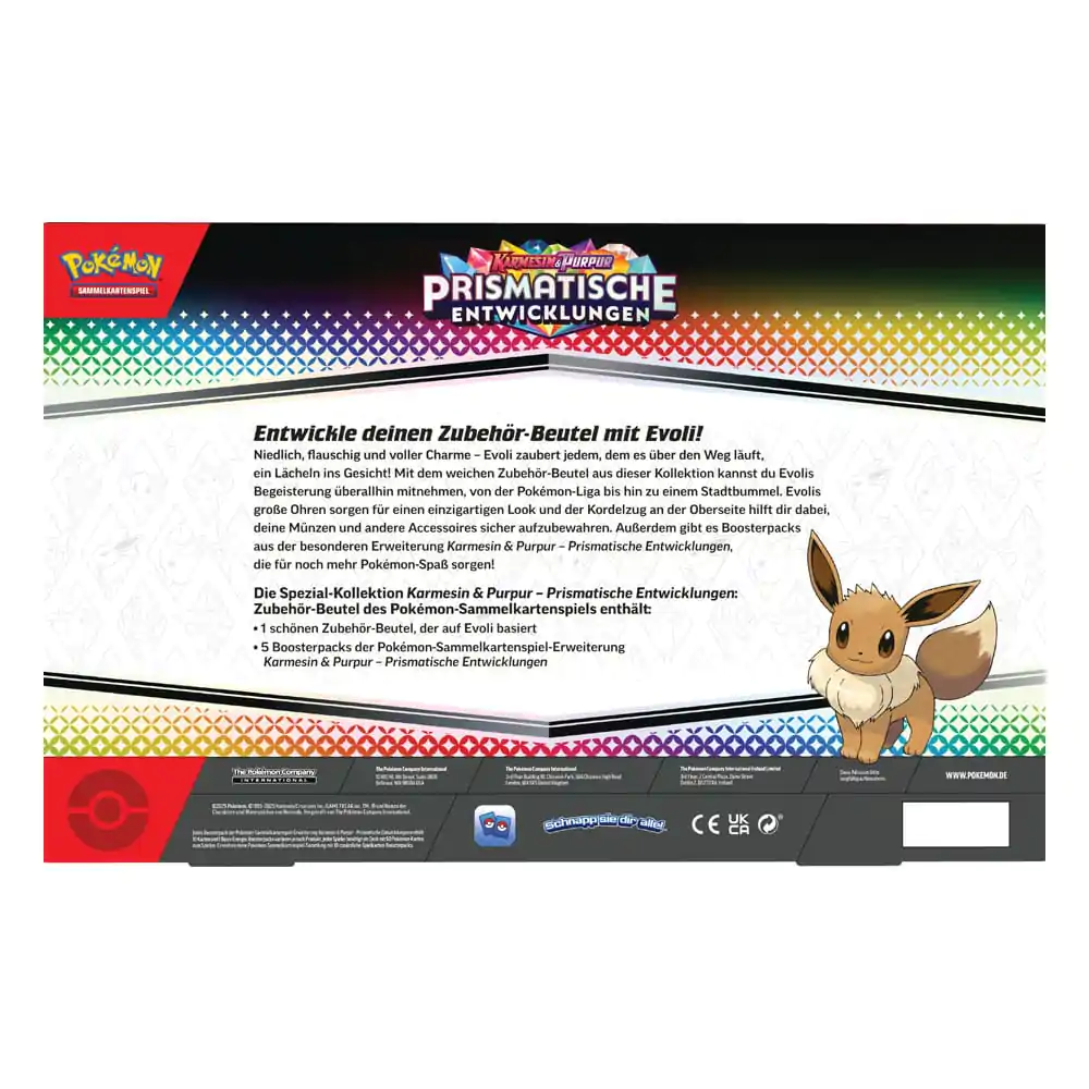 Pokémon TCG Accessory Pouch Collection Evoli *Německá verze* - Pouzdro na příslušenství fotografii produktu