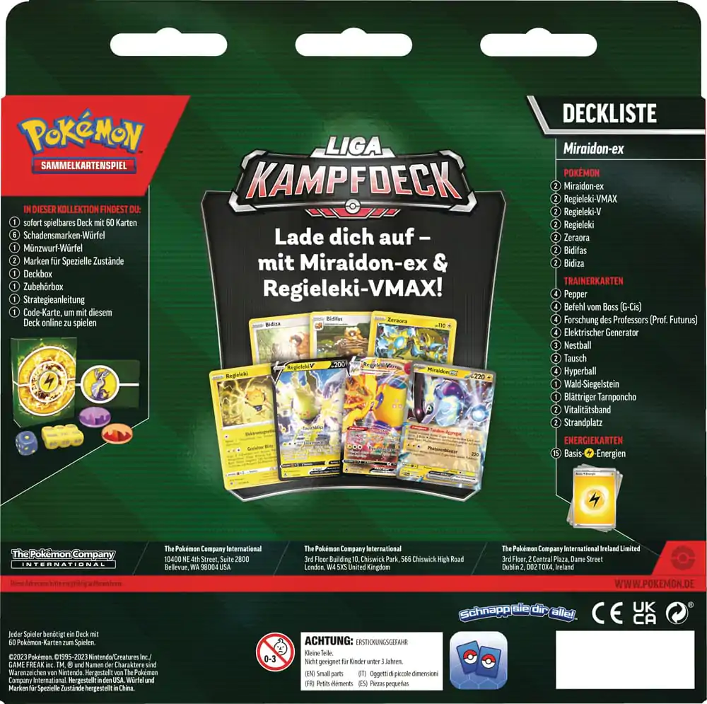 Pokémon TCG Liga bojový balíček Listopad 2023 *German Version* fotografii produktu