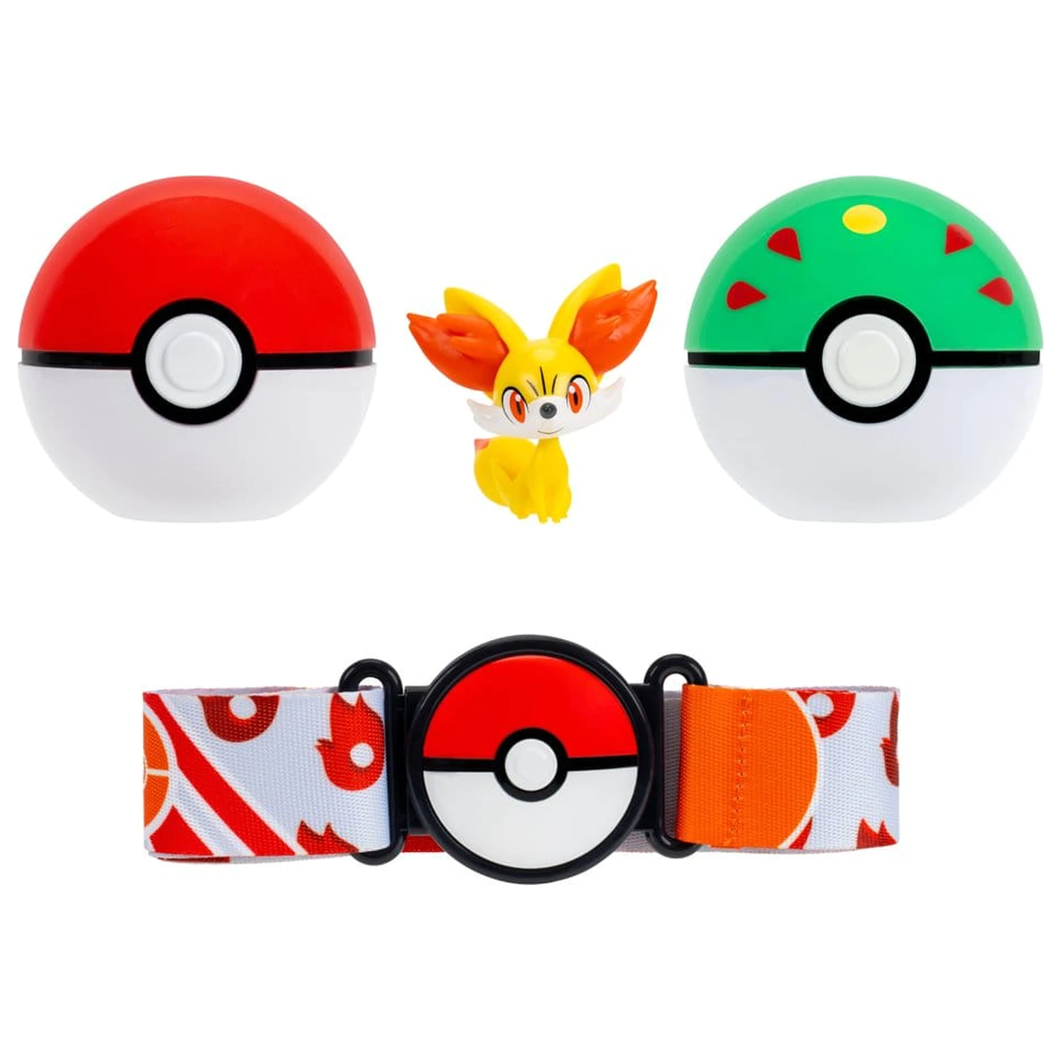 Pokémon Toy Clip 'n' Go Pásek Set Fennekin fotografii produktu