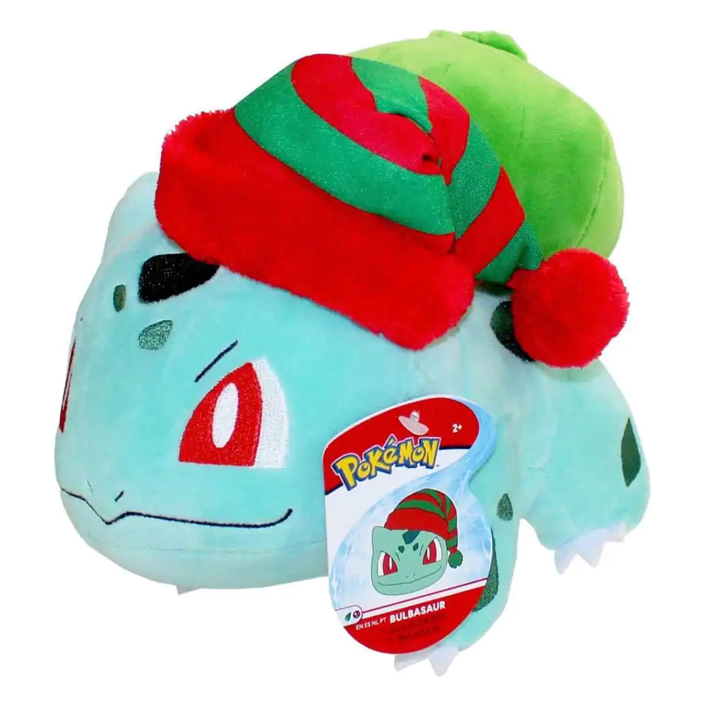 Pokémon plyšová figurka Zimní Bulbasaur s Vánoční čepicí 20 cm fotografii produktu