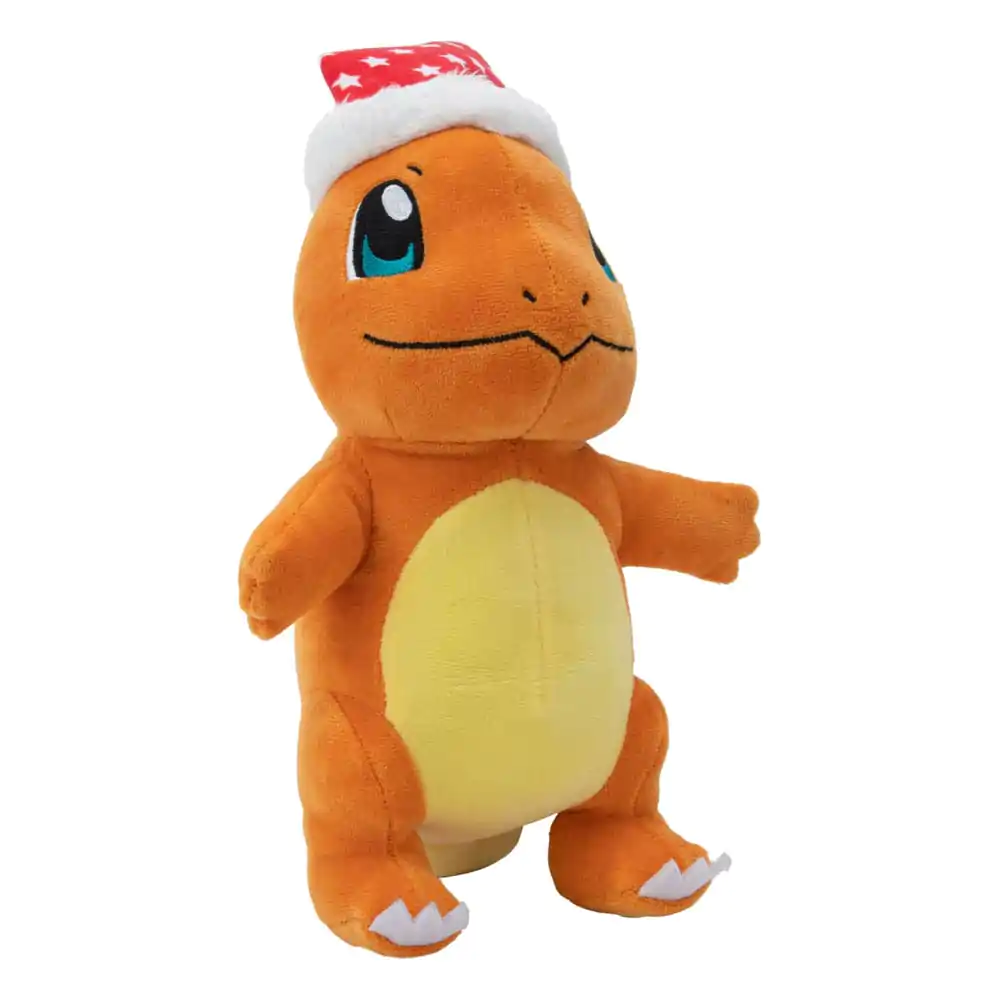 Plyšová figurka Pokémon Zimní Charmander s vánoční čepicí 20 cm fotografii produktu