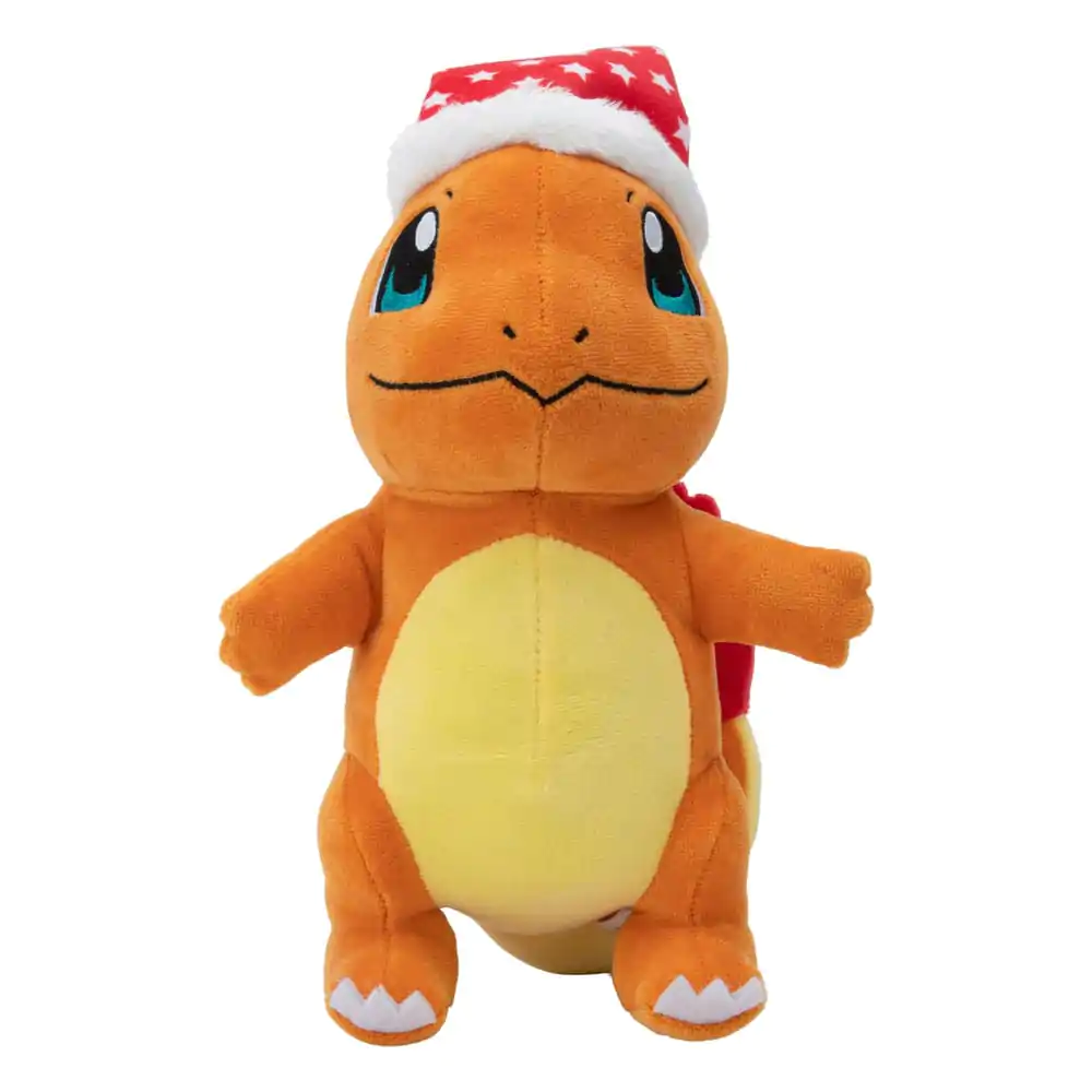 Plyšová figurka Pokémon Zimní Charmander s vánoční čepicí 20 cm fotografii produktu