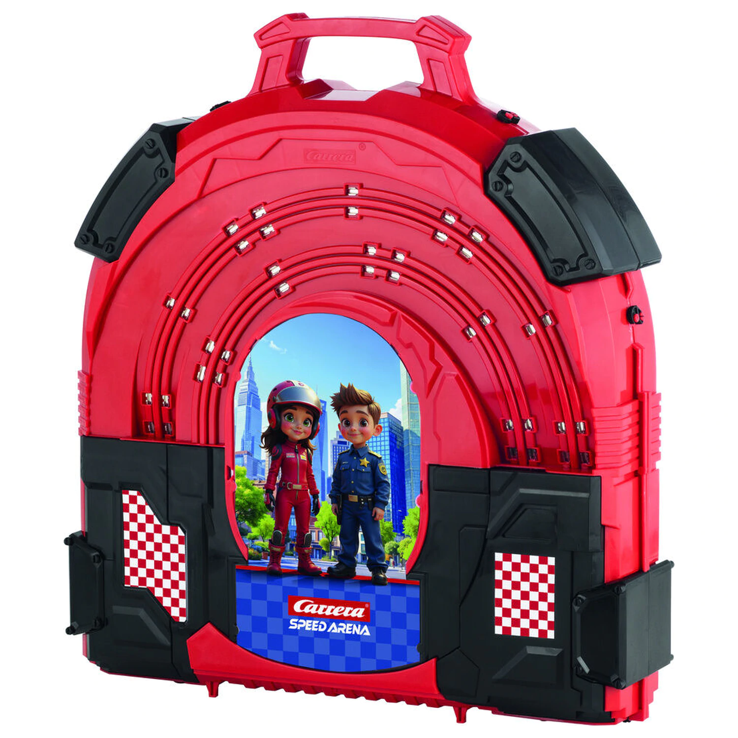 Police Chase Race in a Case Závodní dráha fotografii produktu