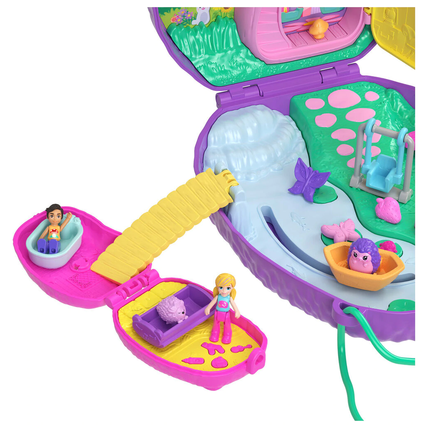 Polly Pocket Mama Hedgehog and Baby hrací sada fotografii produktu