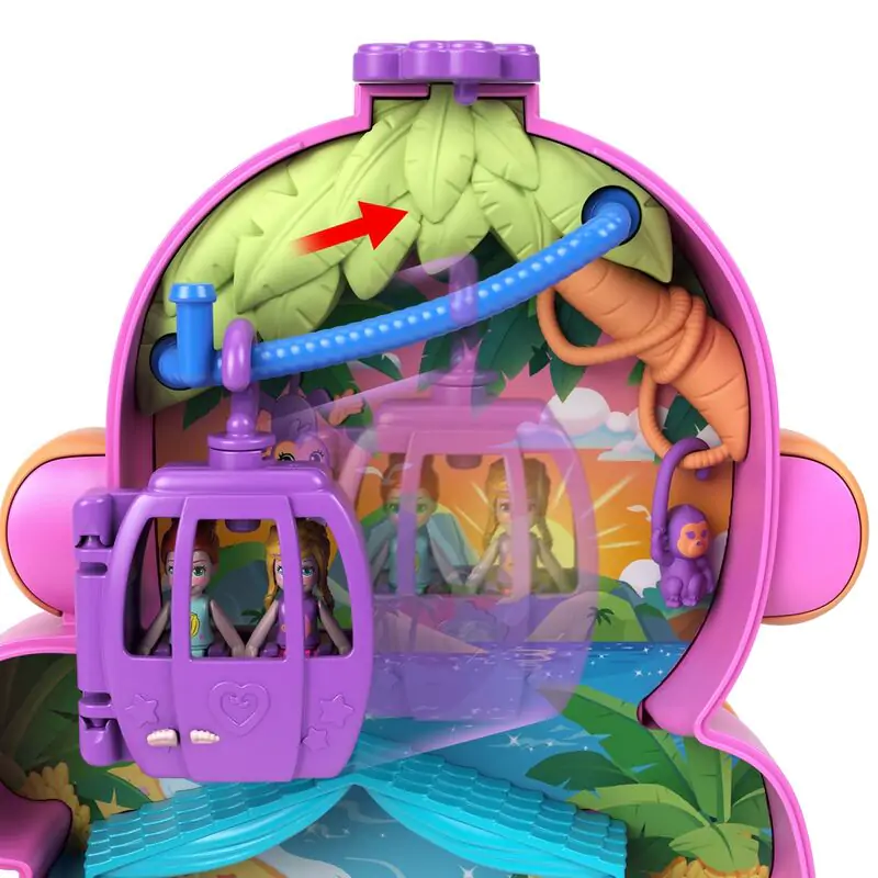 Polly Pocket Mama monkey and baby bag hrací set fotografii produktu