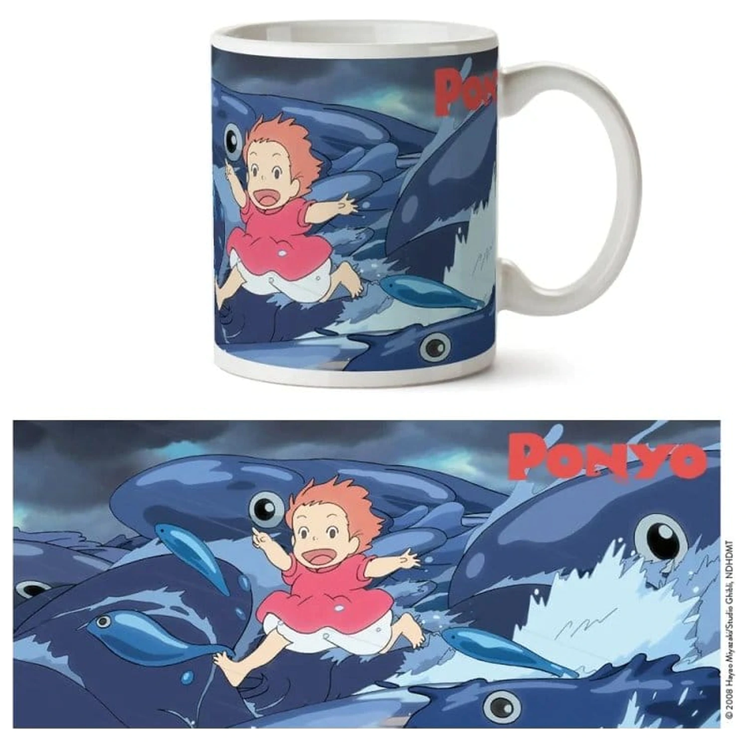 Ponyo hrnek Waves fotografii produktu
