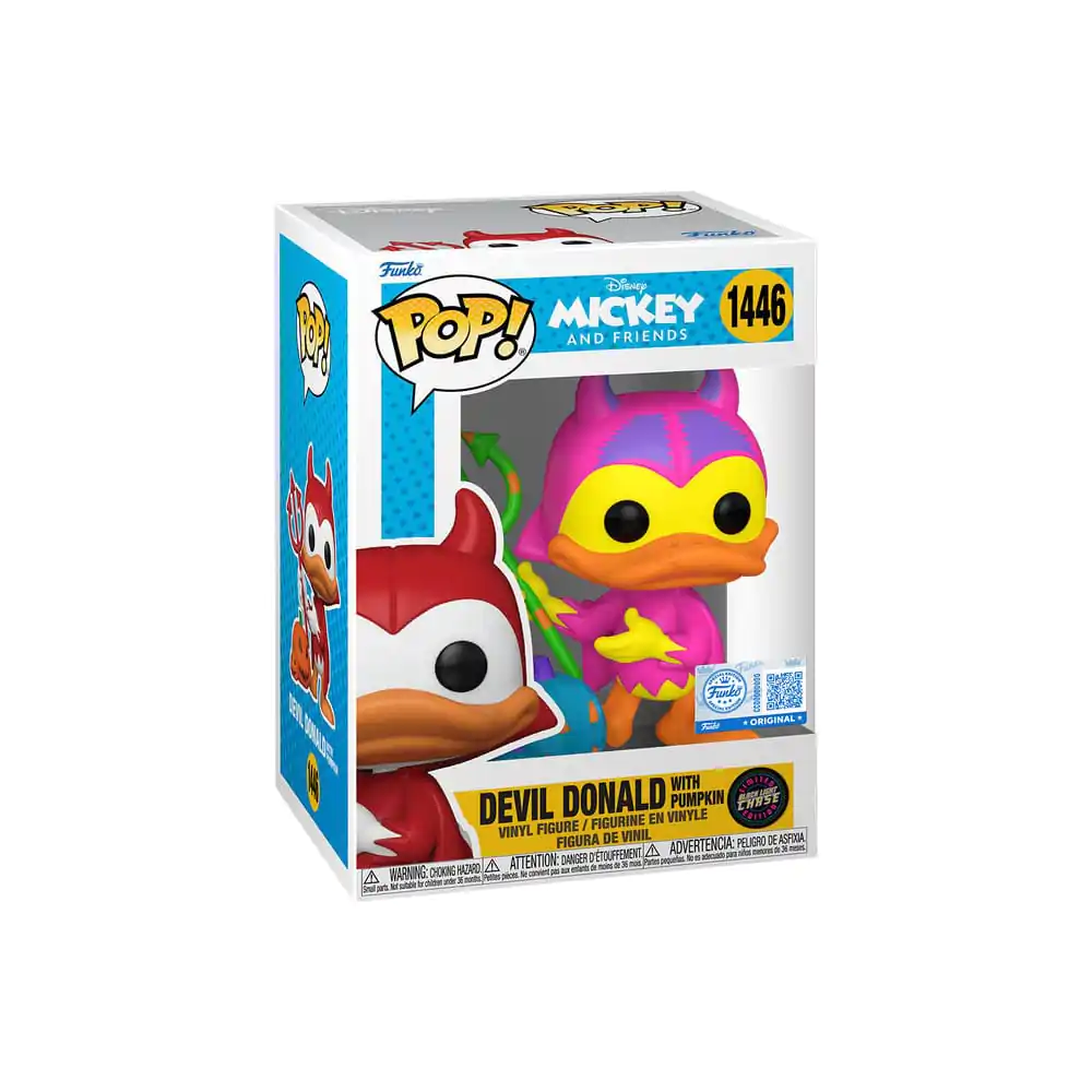 Pop! Disney: Devil Donald with Blacklight Chase  5 + 1 Set fotografii produktu