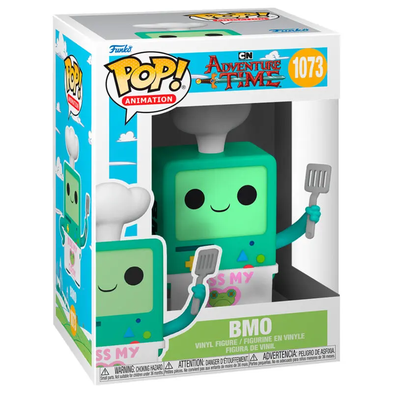 Adventure Time POP! Animation Vinyl figurka BMO Kiss my Cook 9 cm fotografii produktu