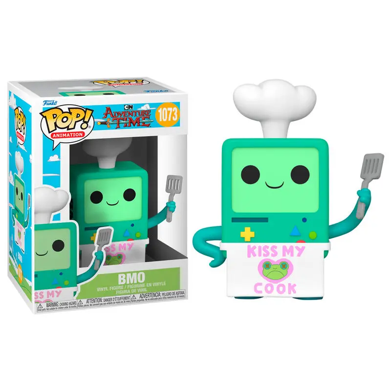 Adventure Time POP! Animation Vinyl figurka BMO Kiss my Cook 9 cm fotografii produktu