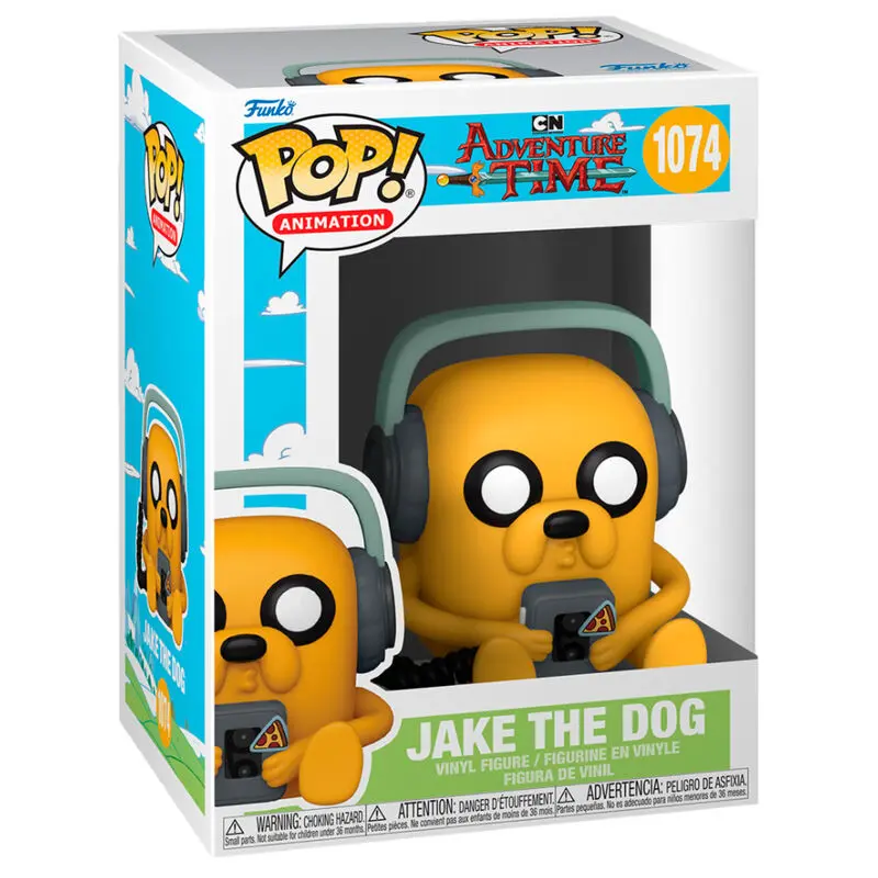 Adventure Time POP! Animation Vinyl figurka Jake s kazetovým přehrávačem 9 cm fotografii produktu