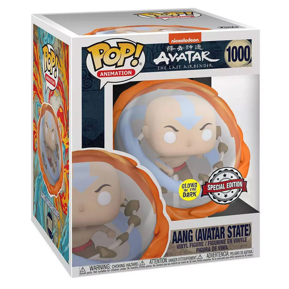 POP figurka Avatar Aang Všechny Elementy Svítící ve tmě Exkluzivní fotografii produktu