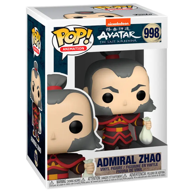 Avatar The Last Airbender POP! Animation Vinyl Figure Admiral Zhao 9 cm Figurka fotografii produktu