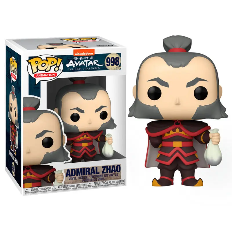 Avatar The Last Airbender POP! Animation Vinyl Figure Admiral Zhao 9 cm Figurka fotografii produktu