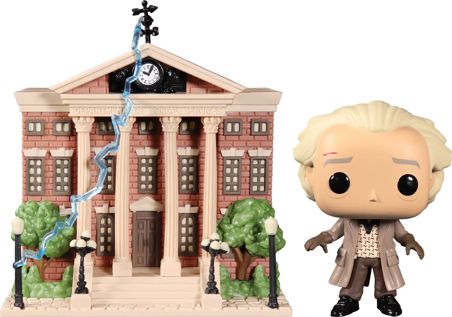 Back to the Future POP! Town Vinylová figurka Doc s Clock Tower 9 cm fotografii produktu