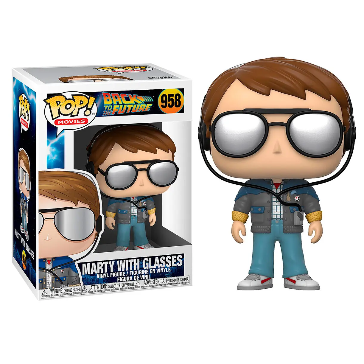 Sběratelská figurka POP! Vinyl Back to the Future Marty s brýlemi 9 cm fotografii produktu