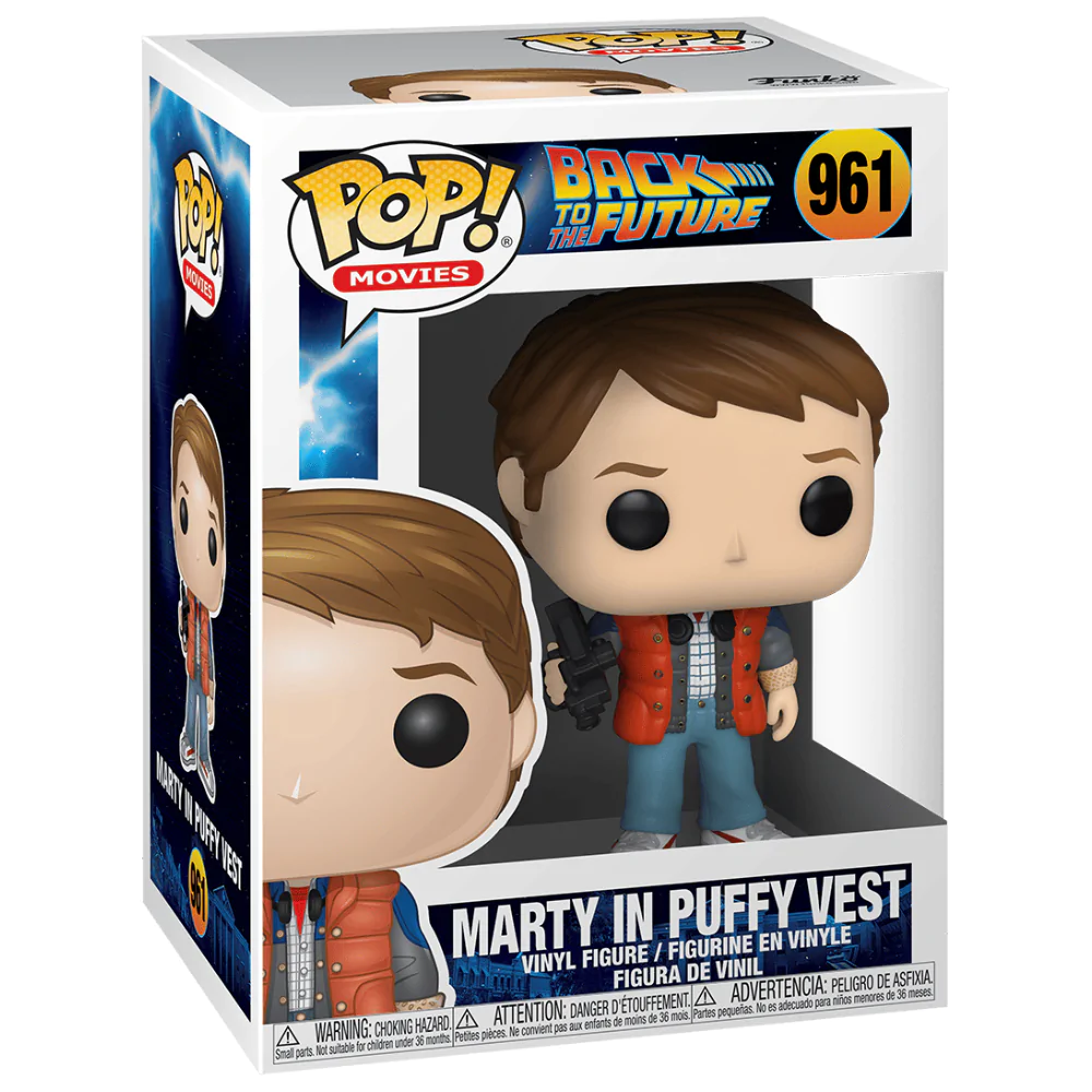 Back to the Future Funko POP! Vinylová figurka Marty in Puffy Vest 9 cm fotografii produktu