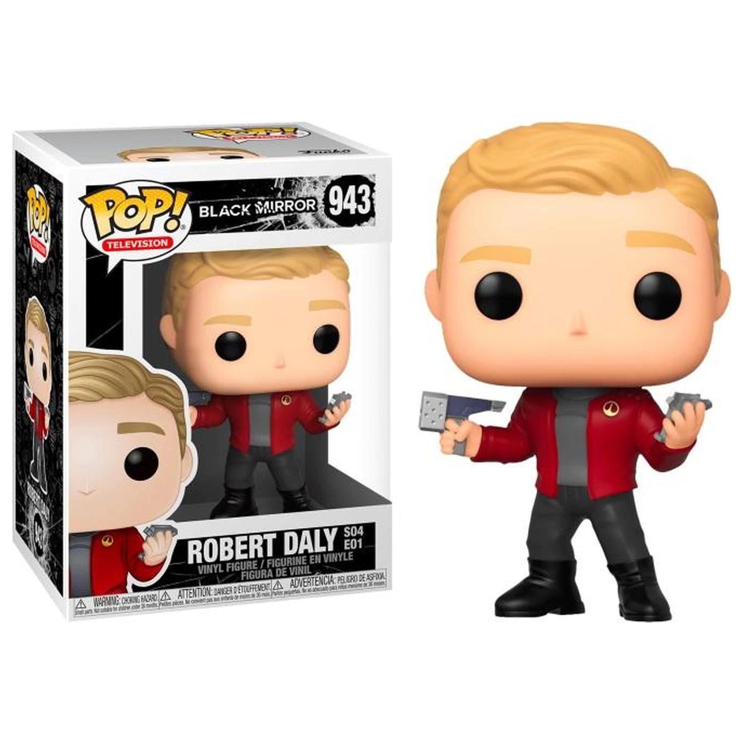 Black Mirror POP! TV vinyl figurka Robert Daly 9 cm fotografii produktu