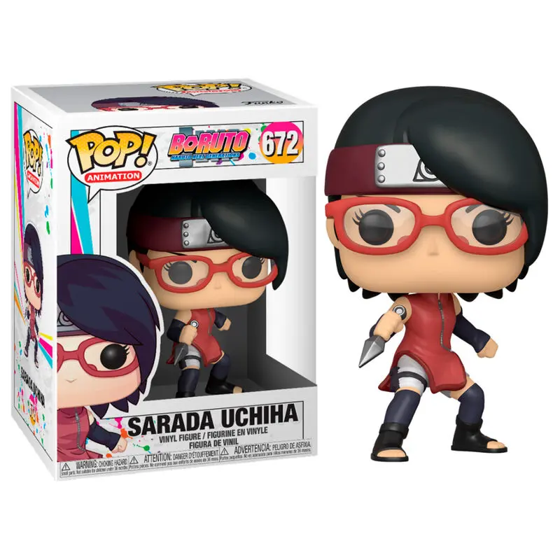 Boruto: Naruto Next Generations POP! Animation vinylová figurka Sarada Uchiha 9 cm fotografii produktu