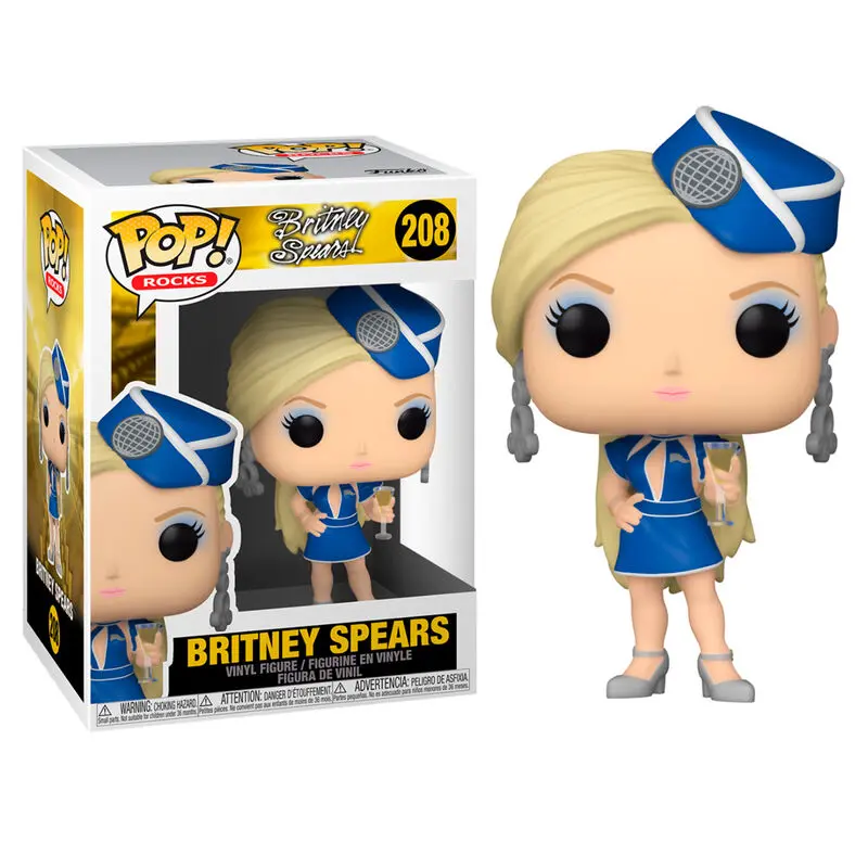 Britney Spears POP! Rocks Vinylová figurka Letuška 9 cm fotografii produktu