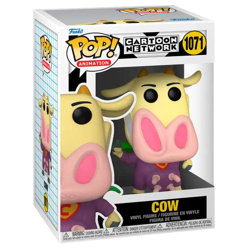 Cow and Chicken POP! Animation Vinyl Figurka Super Cow 9 cm fotografii produktu