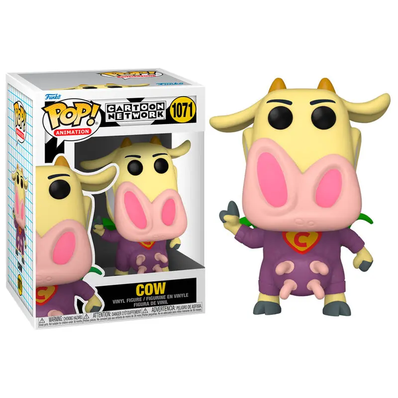 Cow and Chicken POP! Animation Vinyl Figurka Super Cow 9 cm fotografii produktu