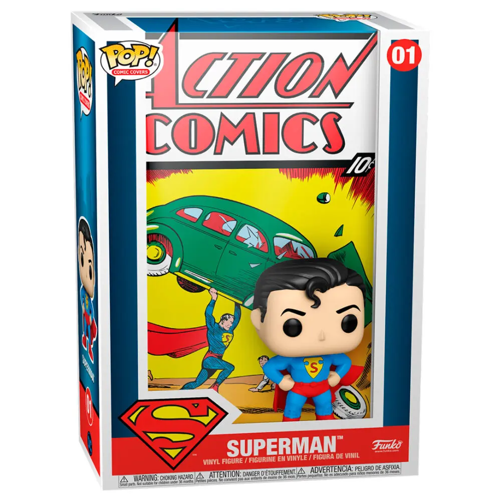 DC Comics POP! Comic Cover vinylová figurka Superman Action Comic 9 cm fotografii produktu