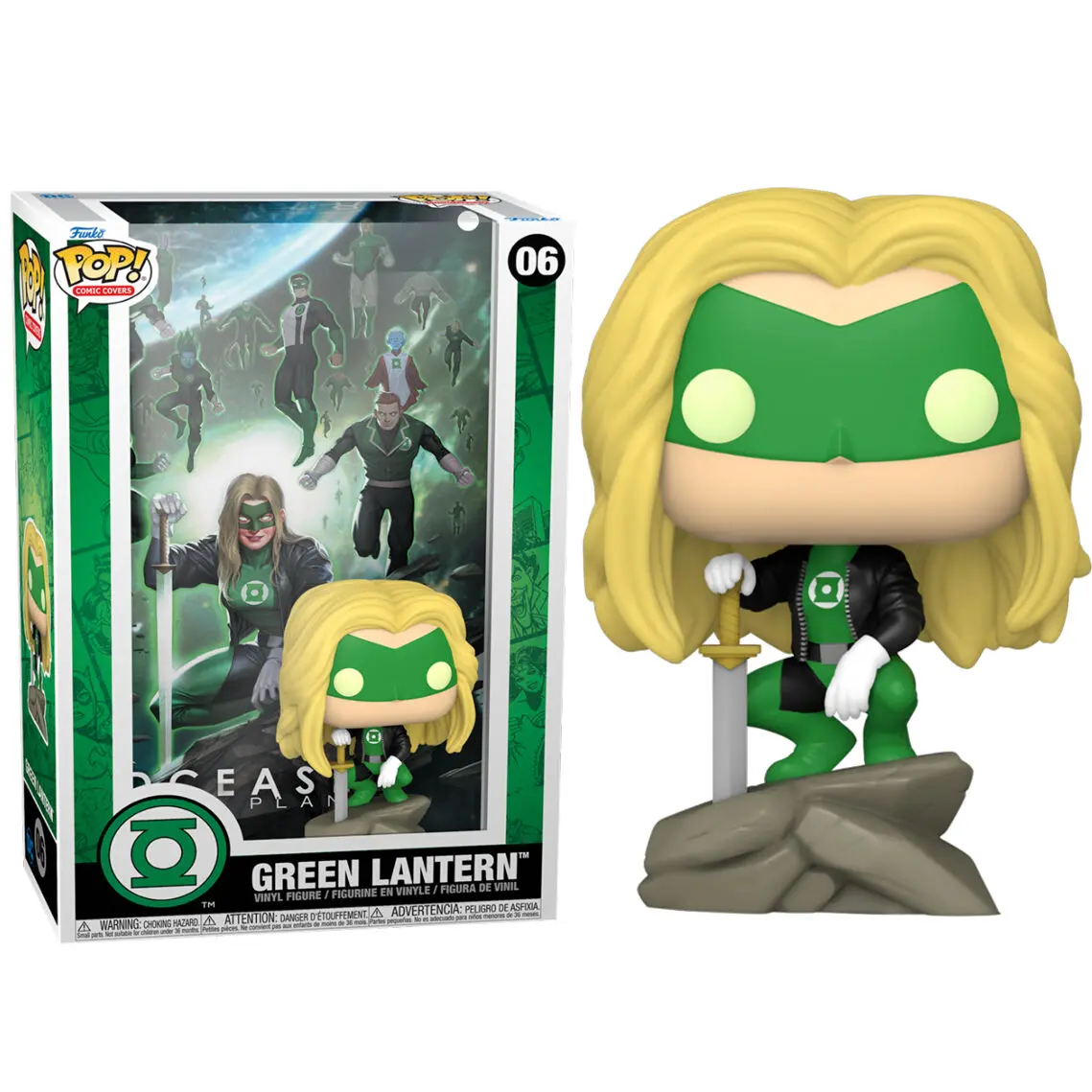 DC POP! Comic Cover vinylová figurka DCeased Green Lantern 9 cm fotografii produktu