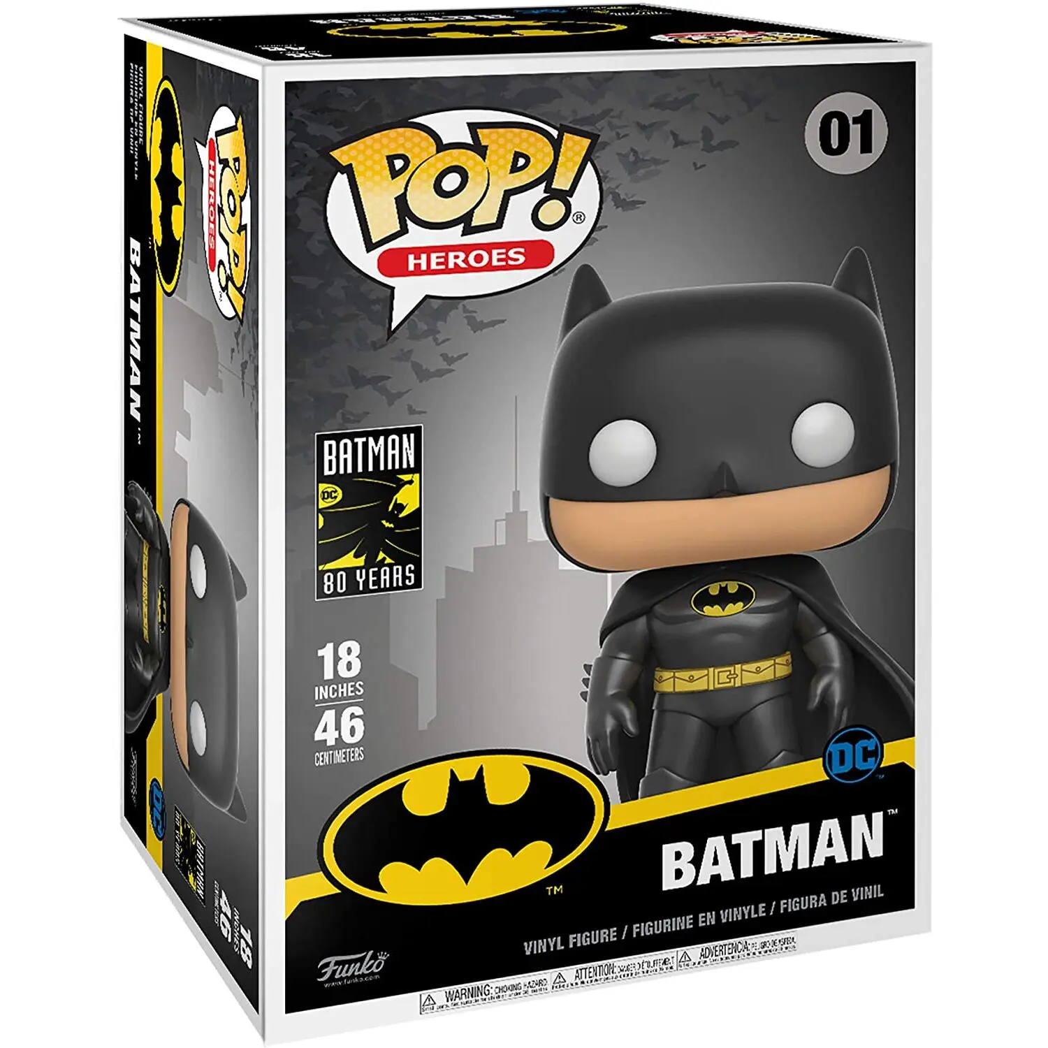 DC Comics Super Sized POP! Heroes Vinylová figurka Batman 48 cm fotografii produktu