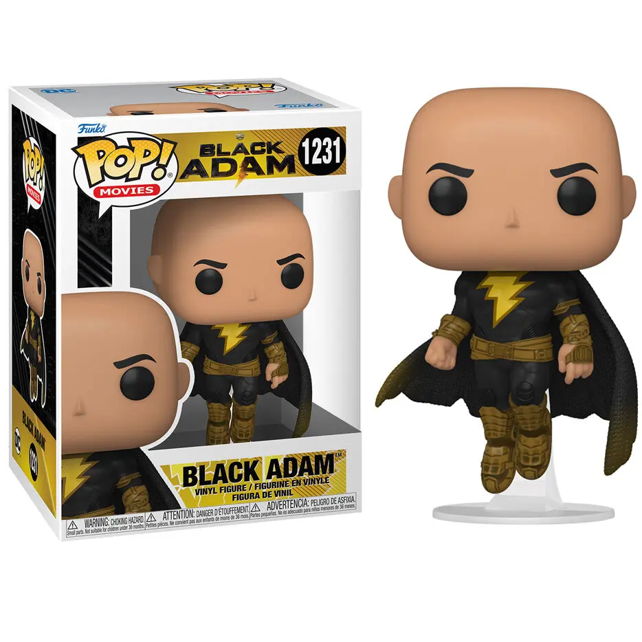 Black Adam POP! Movies Vinylová figurka Black Adam (Létající) 9 cm fotografii produktu