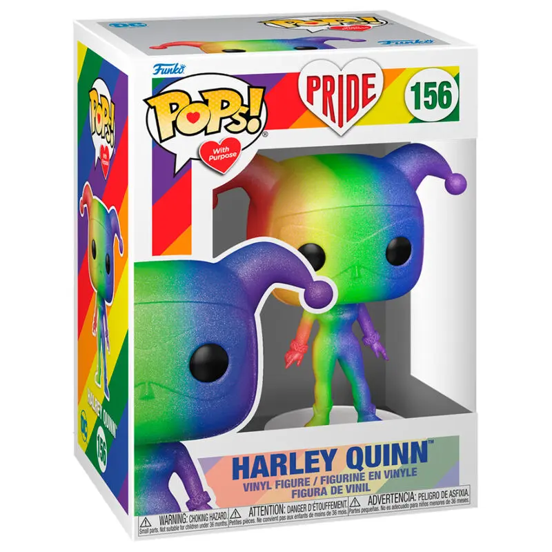 Pride 2022 DC Comics POP! Heroes vinylová figurka Harley Quinn 9 cm fotografii produktu