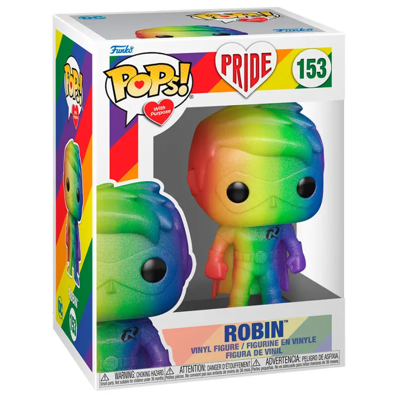 Pride 2022 DC Comics POP! Heroes vinylová figurka Robin 9 cm fotografii produktu