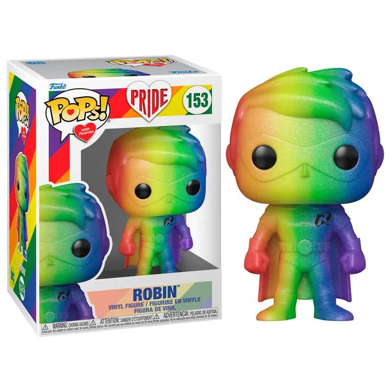 Pride 2022 DC Comics POP! Heroes vinylová figurka Robin 9 cm fotografii produktu