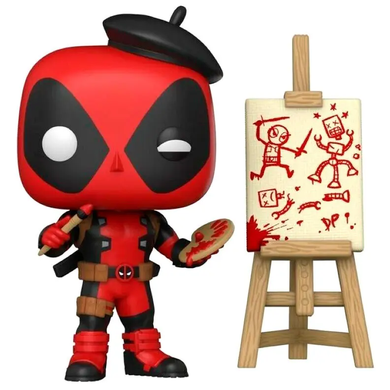 Marvel Deadpool 30. výročí POP! Vinylová figurka Artist Deadpool 9 cm fotografii produktu