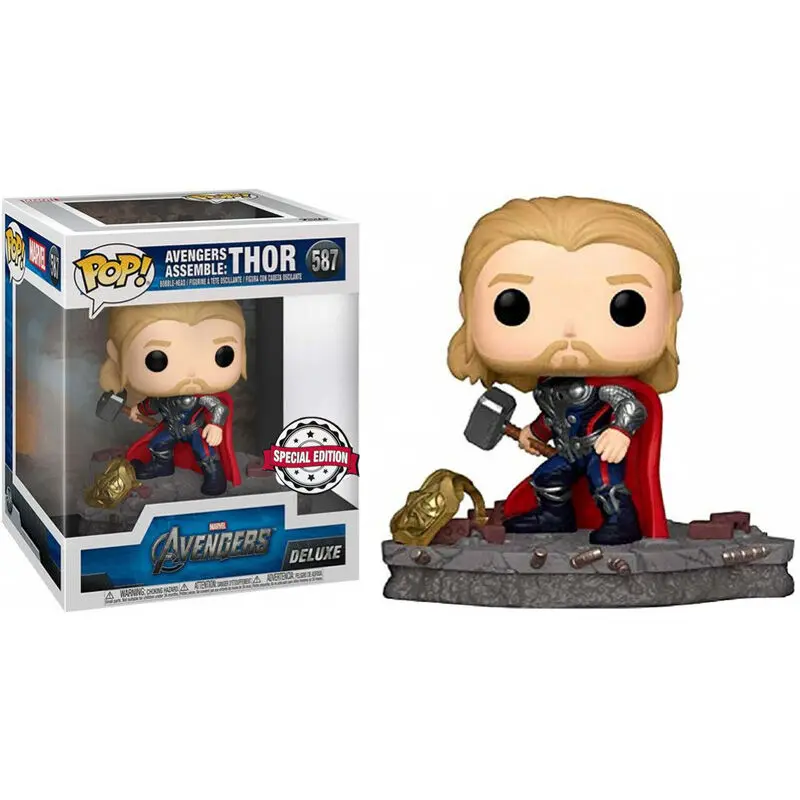 POP figurka Deluxe Avengers Thor Assemble Exclusive fotografii produktu