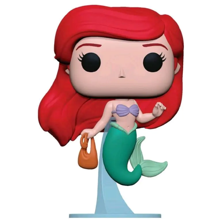 The Little Mermaid POP! Disney Vinyl Figurka Ariel s Taškou 9 cm fotografii produktu