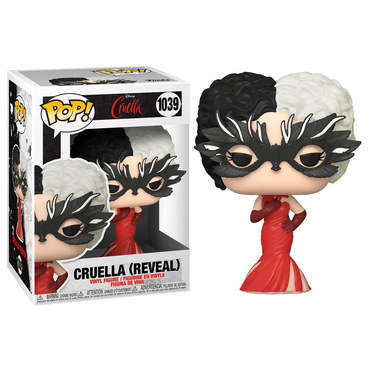 Cruella POP! Disney Vinyl Figurka Cruella (Reveal) 9 cm fotografii produktu