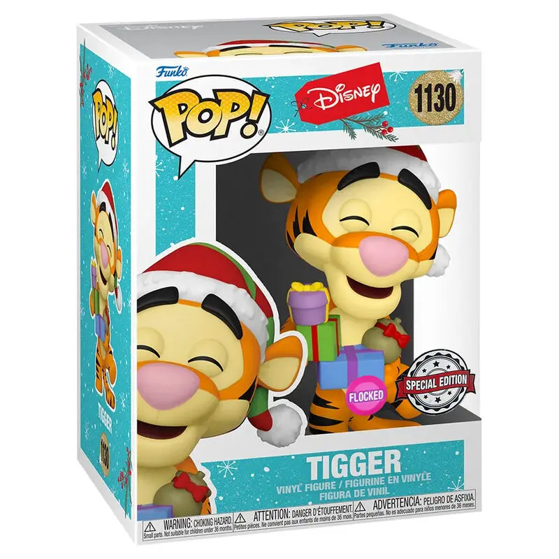 Winnie the Pooh POP! Disney Vinyl Figurka Tigger (Flocked) 9 cm fotografii produktu