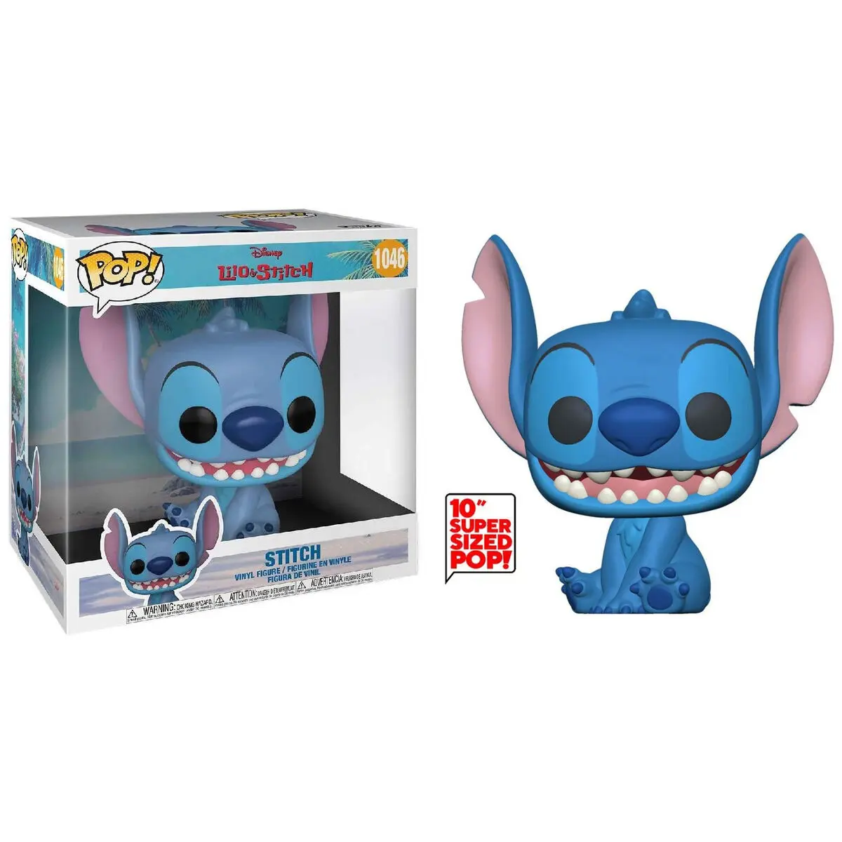 Lilo & Stitch Super Sized Jumbo POP! Games vinylová figurka Stitch 25 cm fotografii produktu