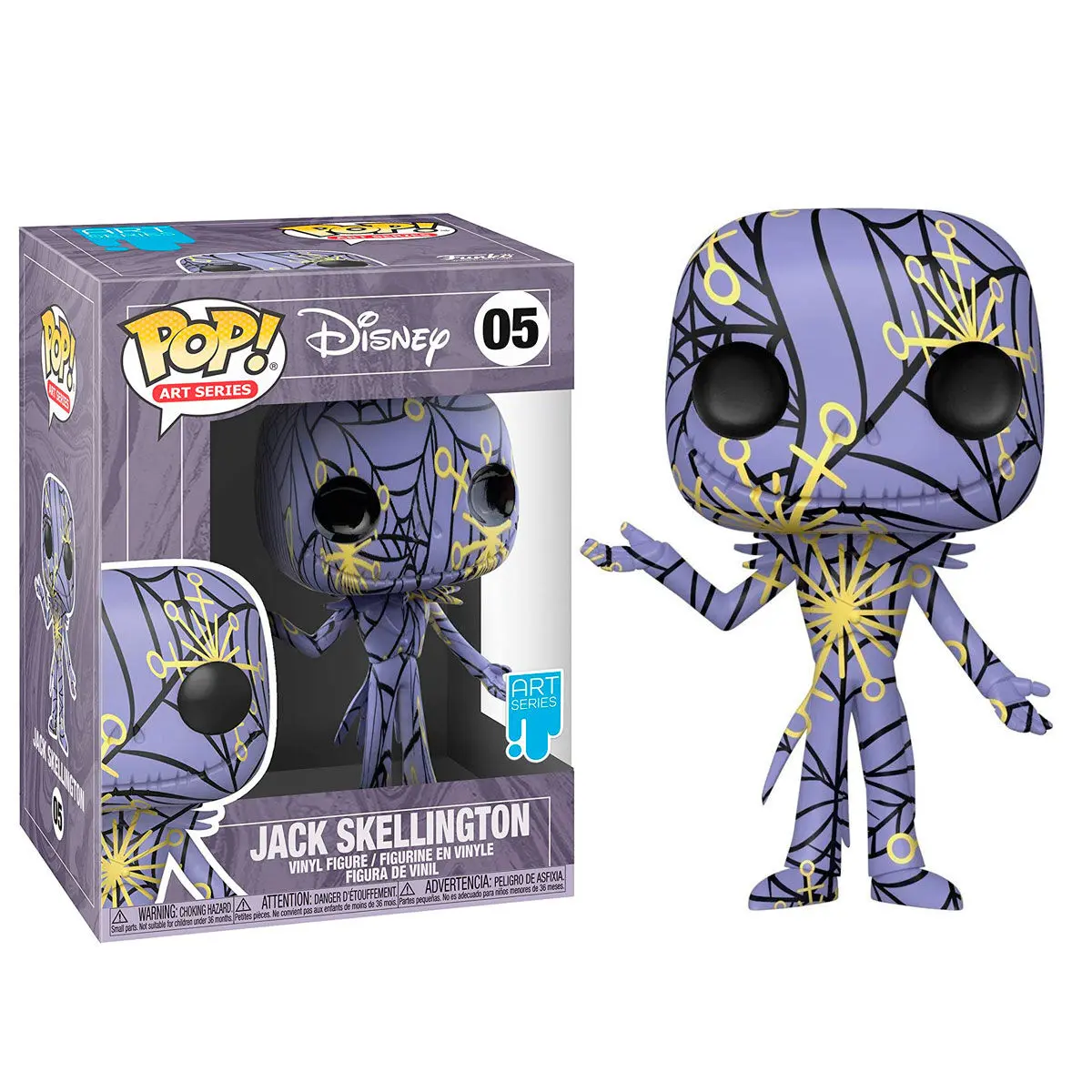 Nightmare before Christmas POP! Disney Artist Series vinylová figurka Jack s pouzdrem 9 cm fotografii produktu