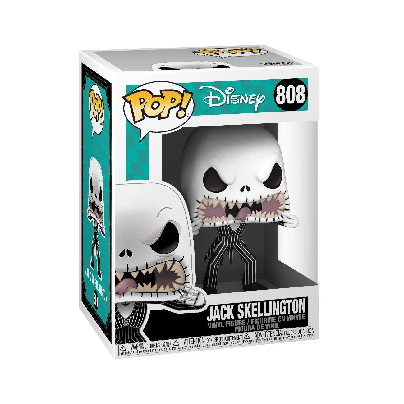 Nightmare before Christmas POP! Disney Vinyl Figurka Jack (Scary Face) 9 cm fotografii produktu