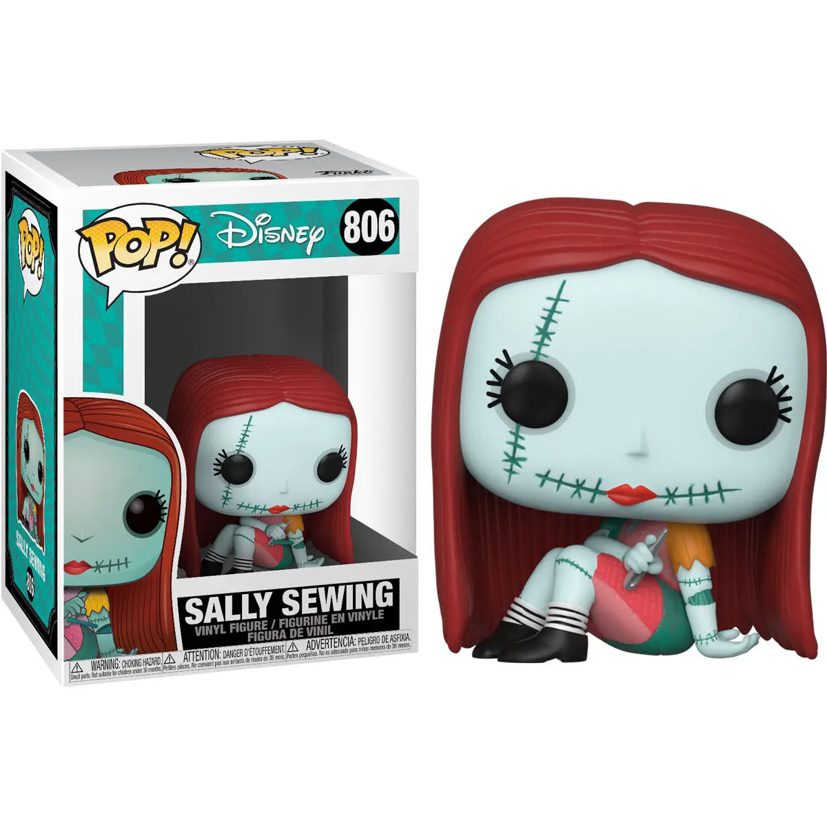 Nightmare before Christmas POP! Disney Vinylová figurka Sally Sewing 9 cm fotografii produktu