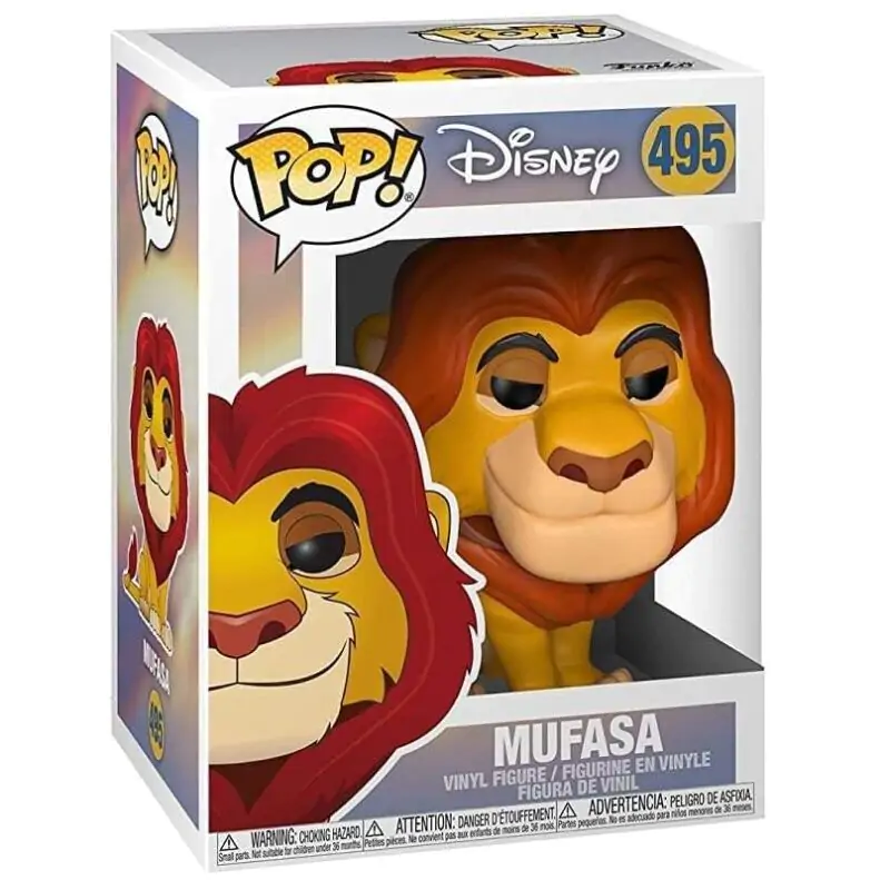 The Lion King POP! Disney Vinyl Figurka Mufasa 9 cm fotografii produktu