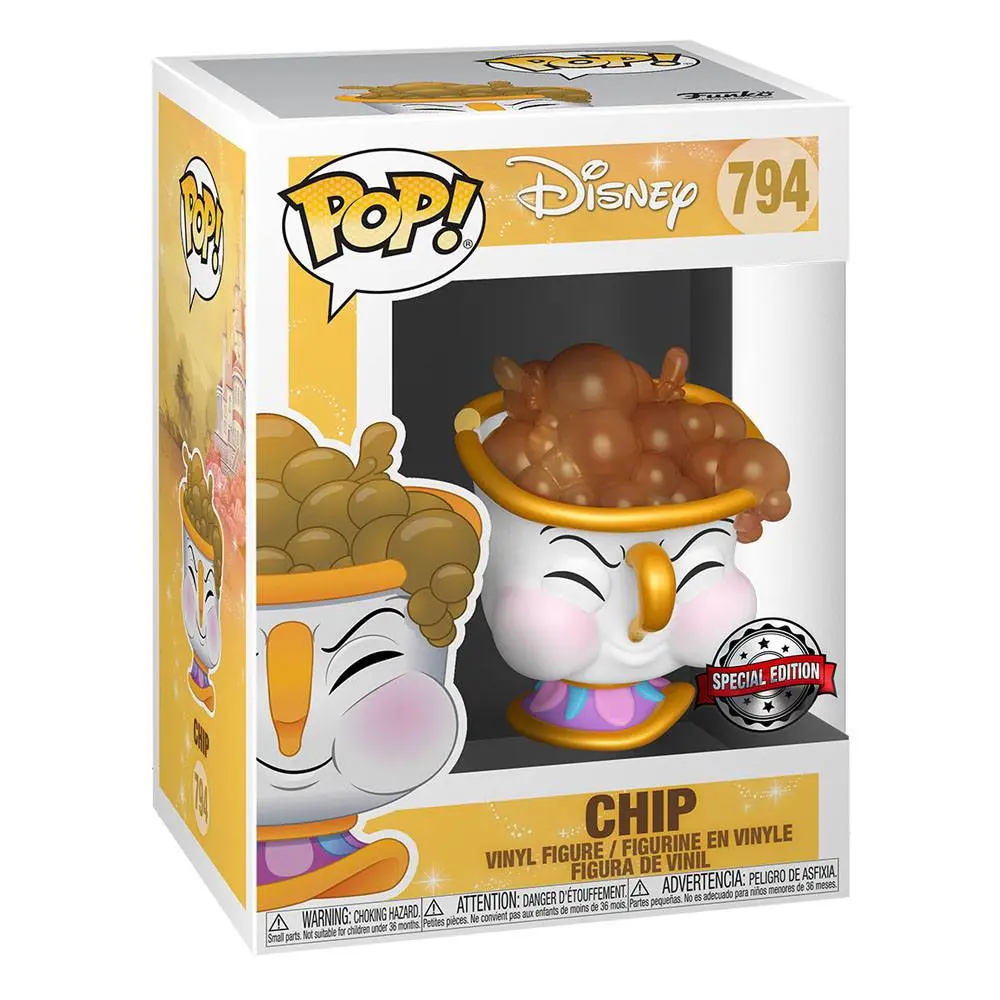 Kráska a zvíře POP! Disney Vinyl figurka Chip s bublinkami 9 cm fotografii produktu