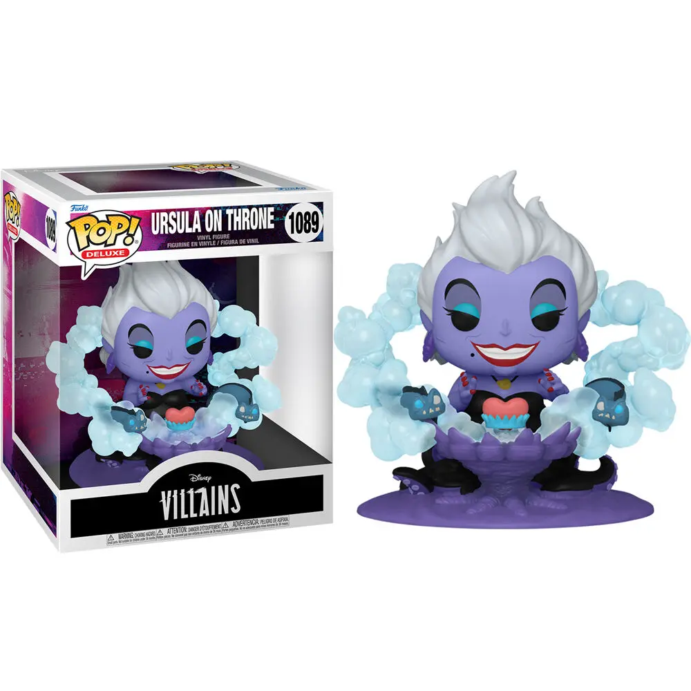 Disney POP! Deluxe Villains Vinylová figurka Ursula na trůnu 9 cm fotografii produktu