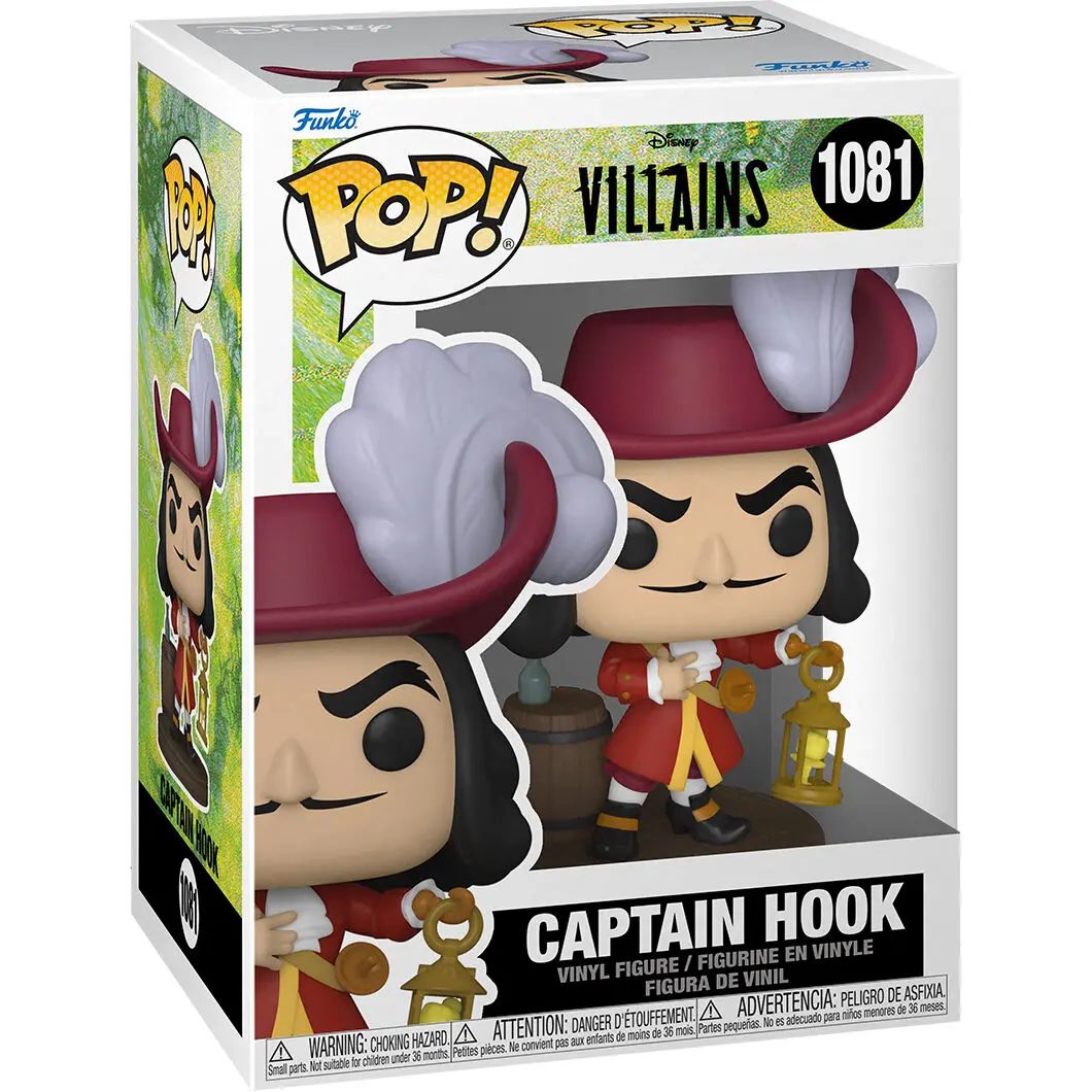 Disney: Villains POP! Disney vinylová figurka Captain Hook 9 cm fotografii produktu